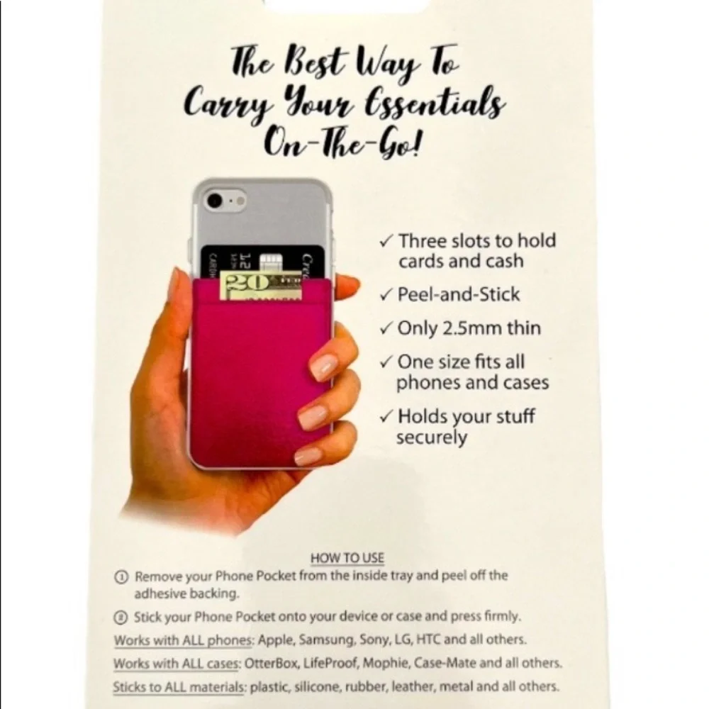 🦋4/$25 Tie Dye Phone Pocket